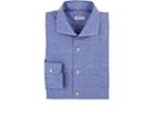 Kiton Men's Cotton-linen Voile Dress Shirt