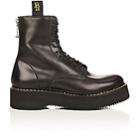 R13 Men's Single Stacked Leather Boots-black