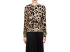 Saint Laurent Women's Leopard-print Mohair-blend Sweater