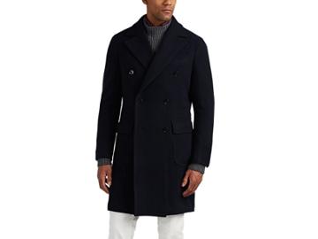 Ring Jacket Men's Wool Double-breasted Peacoat