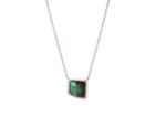 Monique Pan Women's Emerald & Diamond Pendant Necklace