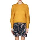 Isabel Marant Women's Ivah Wool-blend Crop Sweater-yellow