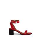 Givenchy Women's Elegant Studded Leather Sandals - Red