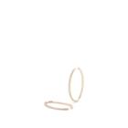 Eva Fehren Women's Medium Oval Hoop Earrings - Rose Gold