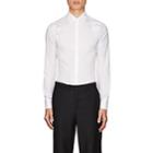Alexander Mcqueen Men's Striped Cotton Harness Shirt-white