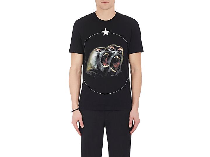 Givenchy Men's Monkey Brothers Cotton T-shirt