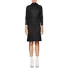 Helmut Lang Women's Wool-blend Asymmetric Sweaterdress-black