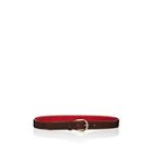 Simonnot Godard Women's Nubuck Leather Belt - Brown
