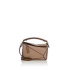 Loewe Women's Puzzle Small Leather Shoulder Bag - Sand