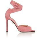 Samuele Failli Women's Jerry Suede Ankle-wrap Sandals-pink