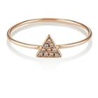 Jennifer Meyer Women's White-diamond Triangle Ring