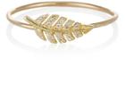 Jennifer Meyer Women's Diamond & Gold Leaf Ring