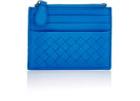 Bottega Veneta Gusseted Card Case-blue