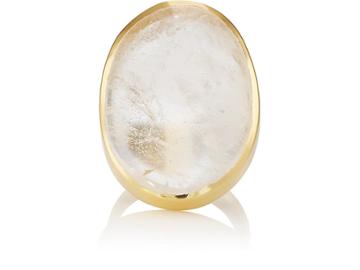 Tohum Design Women's Oval Crystal Ring