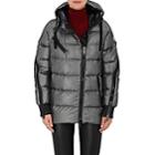 Moncler Women's Liriope Channel-quilted Tech-twill Coat-silver