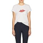 Rag & Bone Women's Lips Cotton T-shirt-white
