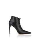 Miu Miu Women's Leather Lace-up Ankle Boots-nero