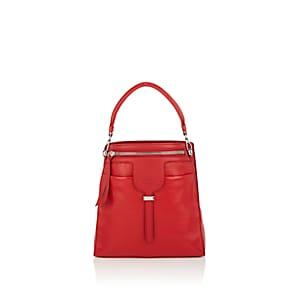 Tod's Women's Thea Leather Bucket Bag - Red