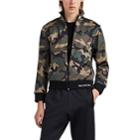 Valentino Men's Colorblocked Camouflage Tech-jersey Track Jacket - Olive