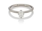 Tate Union Women's Emerald-cut White Diamond Ring