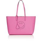 Anya Hindmarch Women's Smiley Ebury Shopper Leather Tote Bag-pink