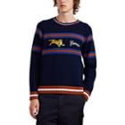 Kenzo Men's Jumping Tiger Wool-blend Sweater - Navy