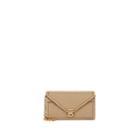 Burberry Women's Tb Monogram Small Leather Envelope Clutch - Tan
