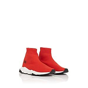 Balenciaga Kids' Speed Knit Sneakers - Red
