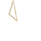 Shihara Women's Form Triangle Earring - Gold