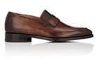 Barneys New York Men's Burnished Leather Penny Loafers