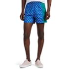 Kenzo Men's Mdaillons Colorblocked Shorts - Blue