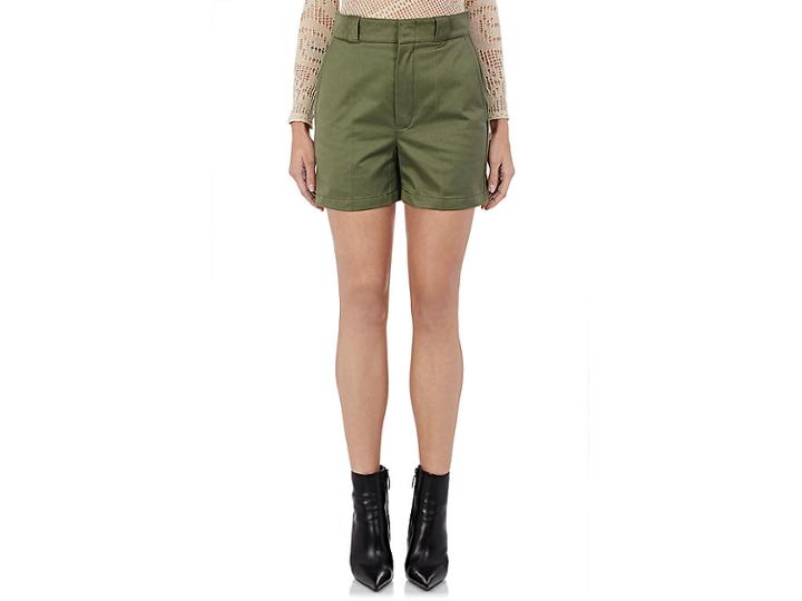 Balenciaga Women's Cotton Twill Shorts