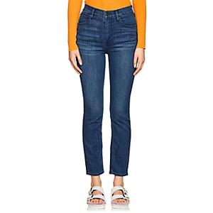 3x1 Women's W4 Colette Slim Crop Jeans-blue