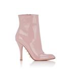 Valentino Garavani Women's Rockstud Patent Leather Ankle Boots-pink