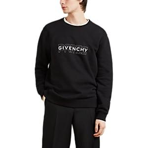 Givenchy Men's Logo Terry Sweatshirt - Black