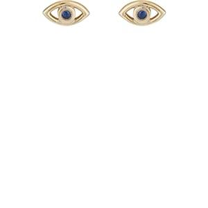 Eye M Women's Mini Eye Stud Earrings-gold