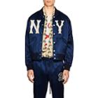 Gucci Men's Ny Yankees&trade; Satin-twill Bomber Jacket - Blue
