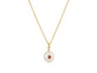 Anni Lu Women's Baroque Pearl & Ruby Necklace