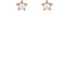 Lodagold Women's Pearl Stud Earrings - Gold