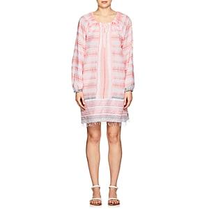Lemlem Women's Tereza Striped Cotton Minidress-light, Pastel Pink