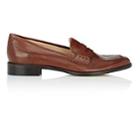 Barneys New York Women's Penny Loafers-brown