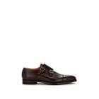 Crockett & Jones Men's Lowndes Leather Double-monk-strap Shoes - Brown