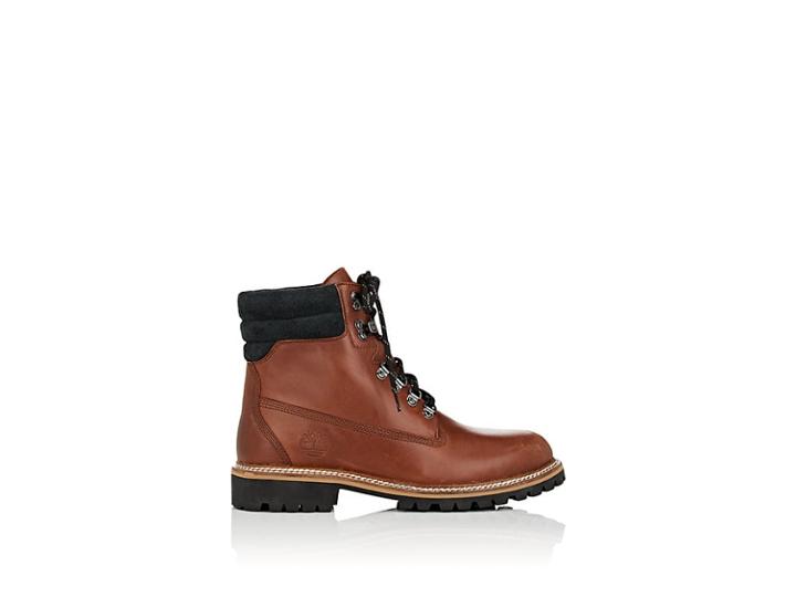 Timberland Men's Bny Sole Series: Burnished Leather Lace-up Boots