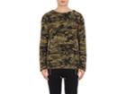Balmain Men's Camouflage Mohair-blend Crewneck Sweater