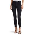 J Brand Women's Alana Neoprene Crop Skinny Jeans - Black