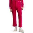 Sies Marjan Men's Alexander Silk-cotton Corduroy Crop Trousers - Pink