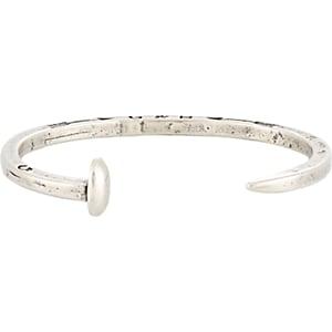 Giles And Brother Men's Skinny Railroad Spike Cuff-silver