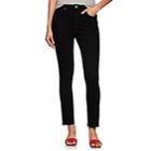 Re/done Women's High-rise Ankle Crop Skinny Jeans - Black