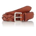 Felisi Men's Braided Leather Belt - Brown