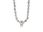 Emanuele Bicocchi Men's Spiked Charm On Faceted Ball Chain